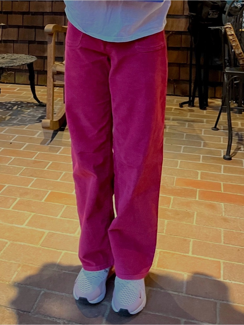 Crewcuts Raspberry Pink Straight-Leg Corduroy Jeans
